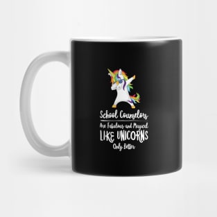 School Counselor Unicorn Psychologist Teacher Therapist Mug